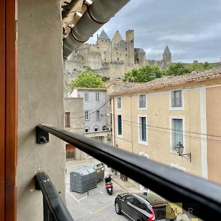 Le Donjon - Vue Cite Pied Cite Medievale Neuf Carcassonne Exterior foto